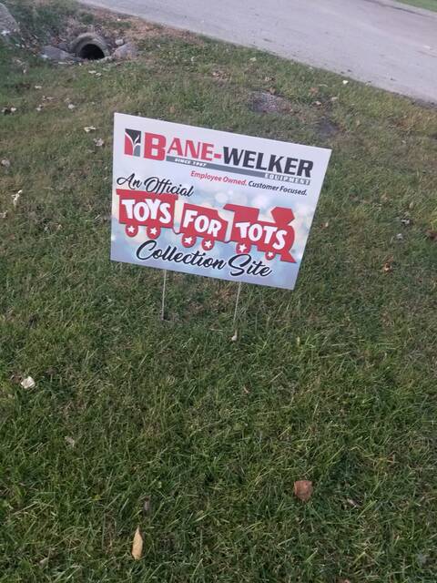 <p>Bane-Welker Equipment recently held a “Toys for Tots” drive. Photo provided</p>