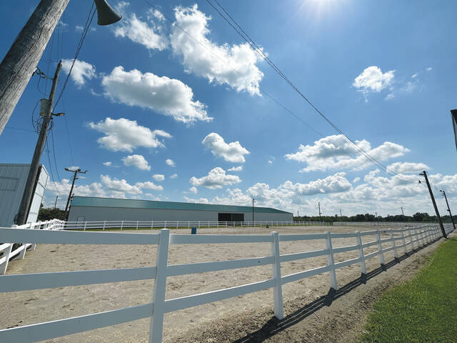 129974568_web1_4-H-horse-arena
Additional funds are needed to complete major upgrades at the 4-H horse arena on the Brown County Fairgrounds. The plans are to put the entire arena under roof. Photo by Wade Linville